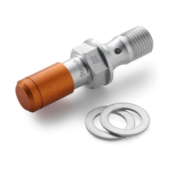 KTM Banjo bolt with bleeder function